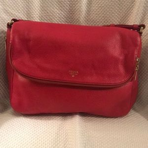 Pink fossil bag